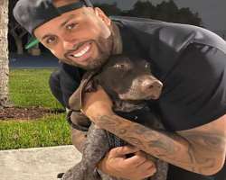 He loves animals and enjoys playing with them.